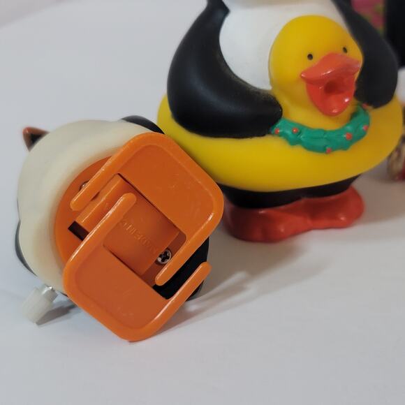 VTG Penguin Lot Ornaments Figurines Earrings Christmas Variety Y2K Hallmark GUC - Picture 6 of 16